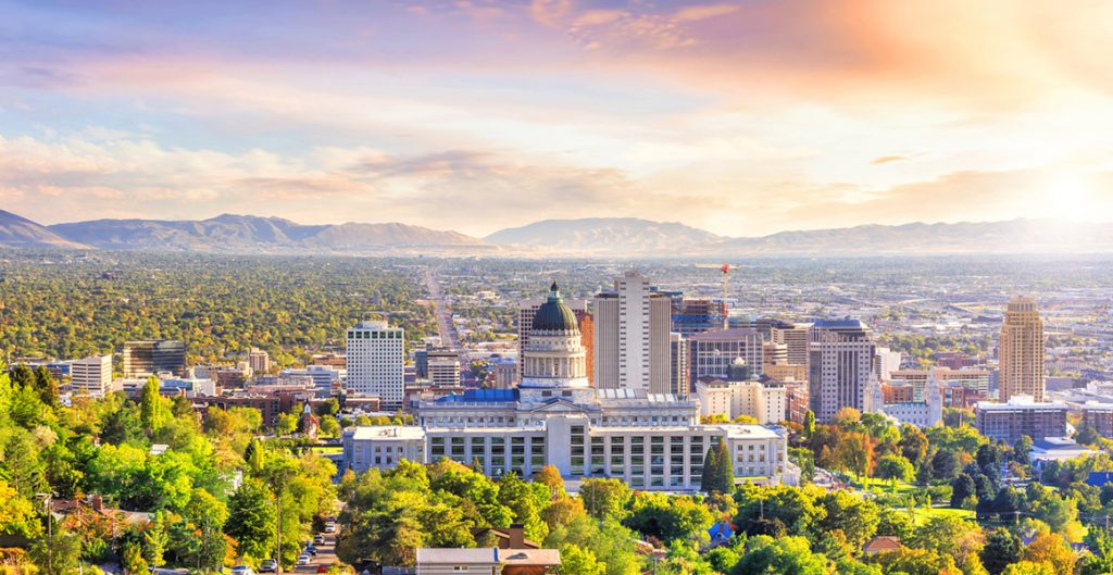Utah State Capitol from the north, Salt Lake City