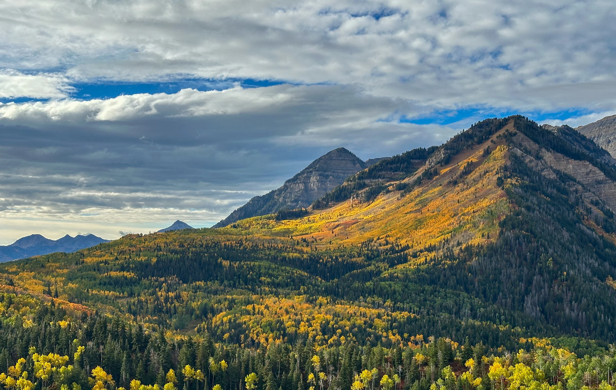 Wasatch Range over Summit County, Utah